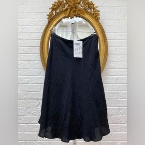 Brandy Melville Black Mid-rise Midi Length Skirt